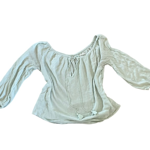 Kimchi Blue Urban Outfitters Bohemian Tassel Tie Summer Mermaidcore Coastal Top - Picture 2 of 13